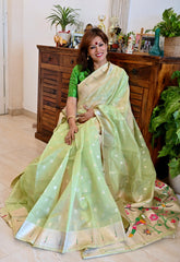 Tissue Paithani Silk Saree