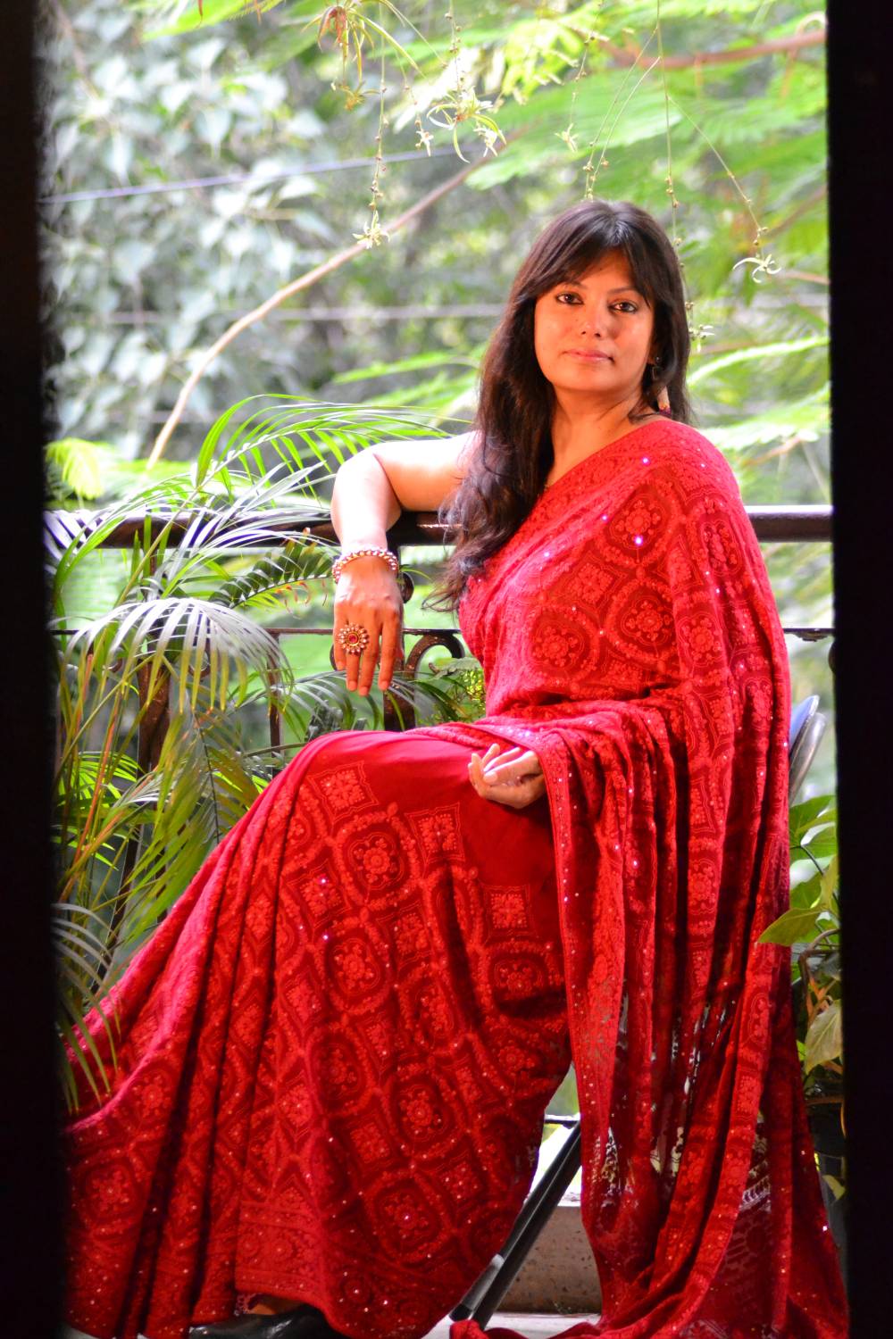 Chikankari Sarees - Lucknowi Chikan Sarees Online | Buy Designer |  Heenastyle